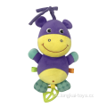 Brinquedo de bebê musical de hipopótamo